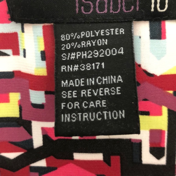 Isabel Lu size M multi color graphic design - Picture 5 of 6